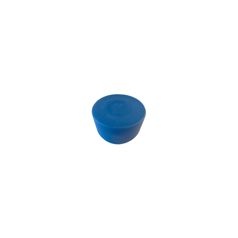 10 pcs : A4-1/8A - ROUND END CAPS - BLUE, INSIDE DI