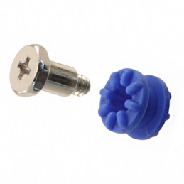 10 pcs : 770 - SCREW GROMMET 6-32 RUBBER BLUE
