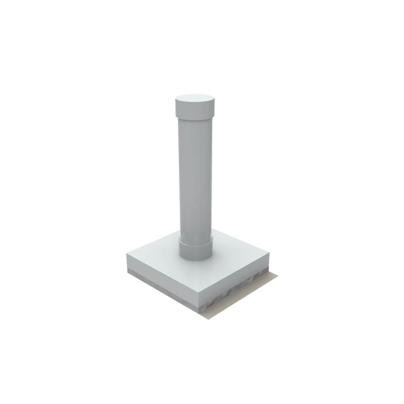 10 pcs : PSBM-7-01A-RT - BRD SPT REST MNT ADHESIVE 11.1MM