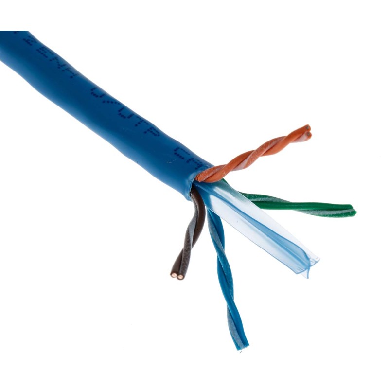 1 Reel of 304 M - Belden Cat6 Ethernet Cable, U/UTP, Blue LSZH Sheath, 304m