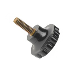 10 pcs : 3008EV - KNOB FLUTED 3/8'-16 PHENOLIC