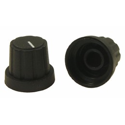 10 pcs : CP3480 - C18 BLK/BLK CAP 6MM SPLINE ML