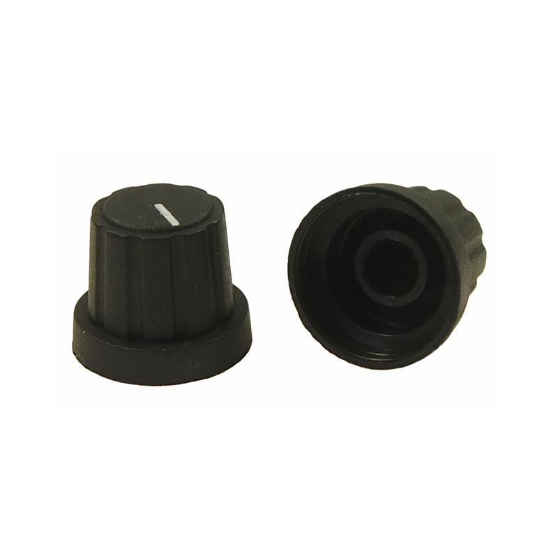 10 pcs : CP3480 - C18 BLK/BLK CAP 6MM SPLINE ML