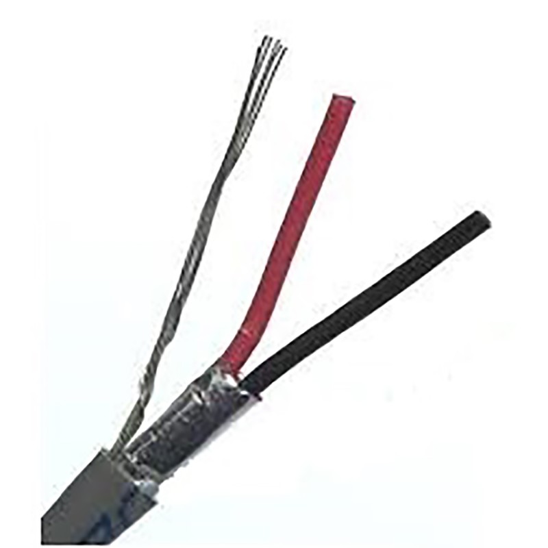 1 Reel of 304 M - Belden Screened 2 Core Line level Low Voltage signal Cable, 0.33 mm2 CSA, 3mm od, 304m, Black