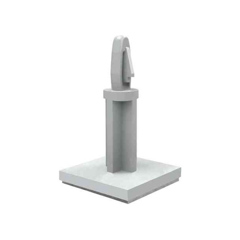 10 pcs : LCBSB-12-01A-RT - BRD SPT SNAP LOCK ADHESIVE 3/4'