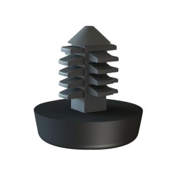 10 pcs : FBR-1 - BARBED FASTENER 0.382' NYLON BLK