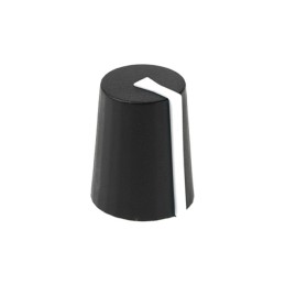 10 pcs : 1108 - KNOB TWO-SHOT 12MM DIA 15MM