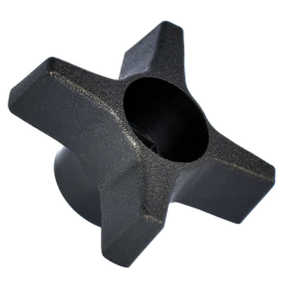 10 pcs : KNH6-HEX4P7---- - SELF-ASSEMBLY 4 ARM KNOB 2.500 I