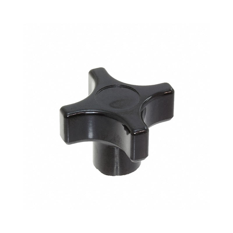 10 pcs : 2820BM - KNOB 4 ARM M6 X 1 PHENOLIC