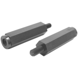500 pcs - Wurth Elektronik Standoff, M3 Thread, 5mm Body, Polyamide, Male/Female, 8mm Stud