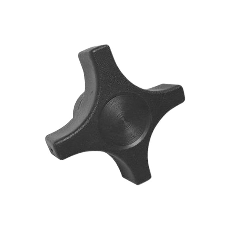 10 pcs : 2837-H - KNOB 4 ARM 3/8'-16 PLASTIC