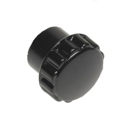 10 pcs : 2965-H - KNOB FLUTED 8-32 PLASTIC