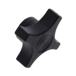 10 pcs : 2837 - KNOB 4 ARM 1/4'-20 POLYPROPYLENE