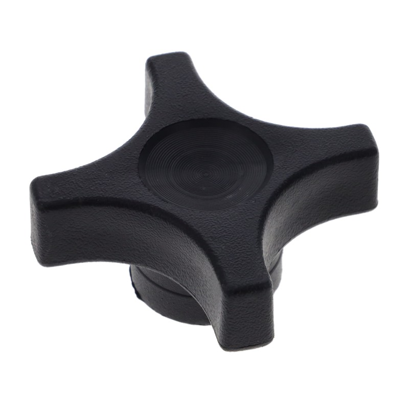 10 pcs : 2837-B - KNOB 4 ARM 3/8'-16 POLYPROPYLENE