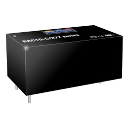 1 pcs - Recom Switching Power Supply, RAC10-05SC/277, 5V dc, 2A, 10W, 1 Output, 80 - 305V ac Input Voltage