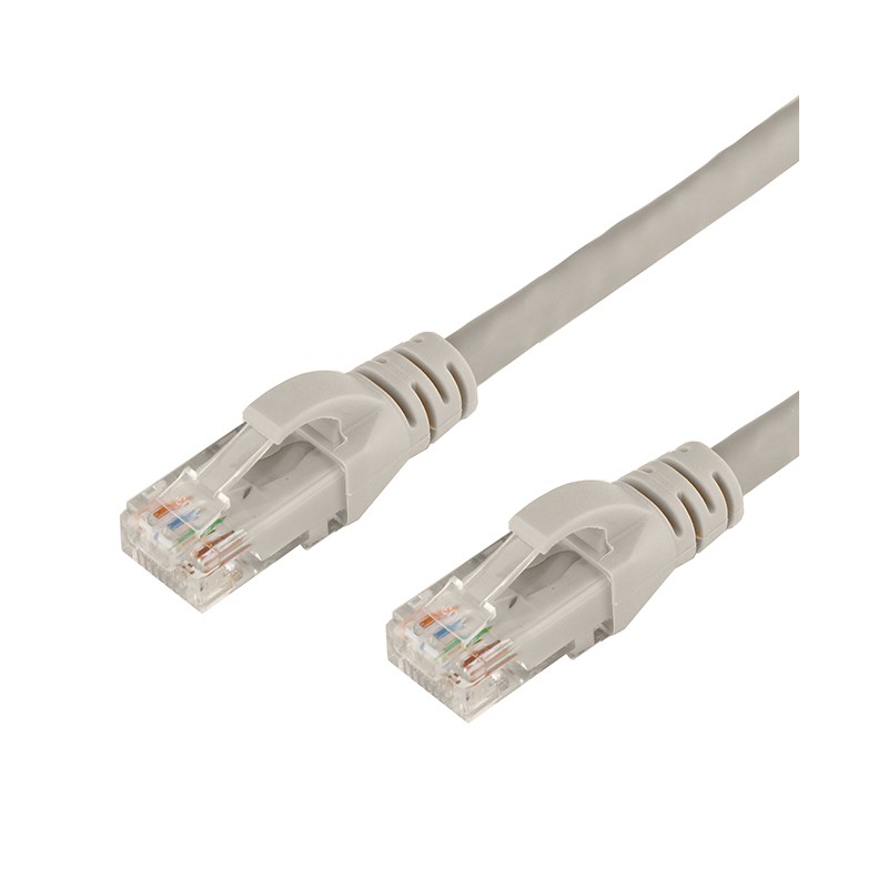 10 pcs : AMJE0808-0100-GYB-24 - CABLE MOD 8P8C PLUG-PLUG 3.28'