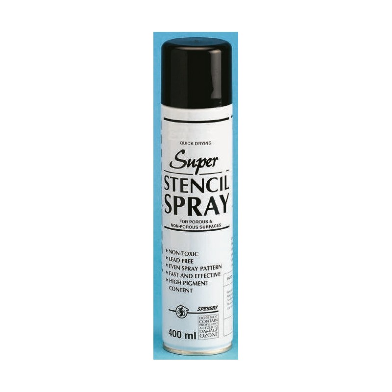 1 pcs - Inktek Red Stencil Spray, 400 ml