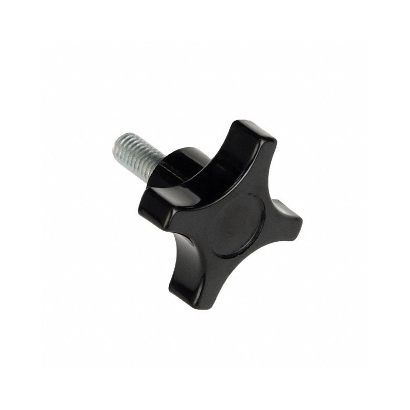 10 pcs : 2830-E - KNOB 4 ARM 3/8'-16 PHENOLIC