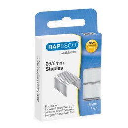 1 pcs - Rapesco 26/6mm Staples