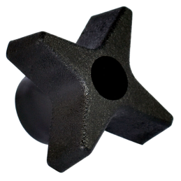 10 pcs : KN4C----4P4--21 - CLAMPING 4 ARM KNOB 1.750 IN DIA