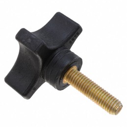 10 pcs : 2825BW - KNOB 4 ARM THERMOPLASTIC