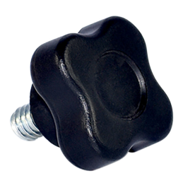 10 pcs : KN5C20004S2--21 - CLAMPING 4 ARM KNOB 1.400 IN DIA