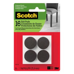 10 pcs : SP821-NA - SCOTCH ROUND FELT PADS SP821-NA,
