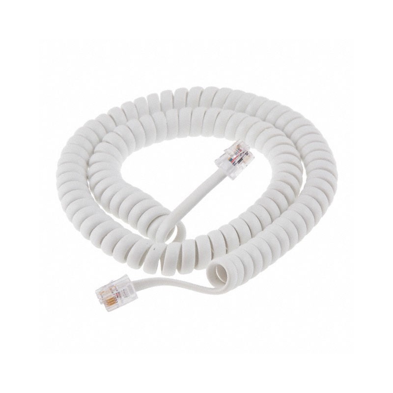 10 pcs : 522-26-4400-WH-0005F - CABLE MOD 4P4C PLUG TO PLUG 5'