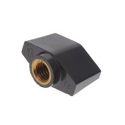 10 pcs : 3085BK - KNOB SMOOTH THERMOSET POLYESTER