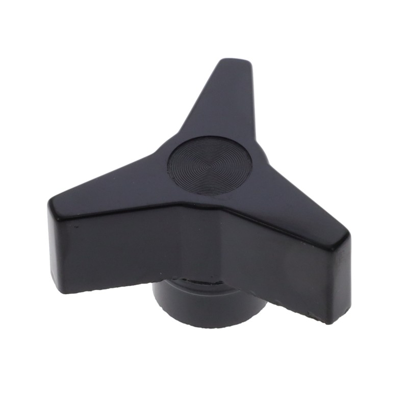 10 pcs : 3040-M - KNOB 3 ARM 5/16'-18 PHENOLIC