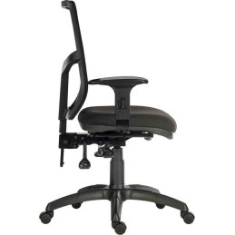 1 pcs - RS PRO Black Fabric Typist Chair, 150kg Weight Capacity