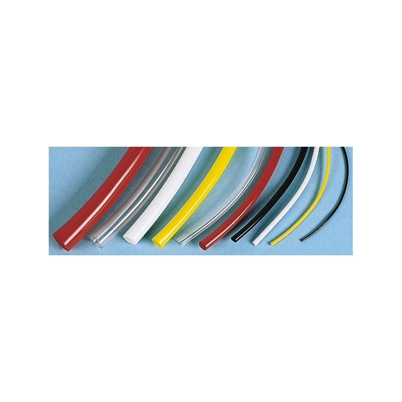 1 Reel of 50 M - SES Sterling PVC White Cable Sleeve, 2mm Diameter, 50m Length, Plio-Super Series
