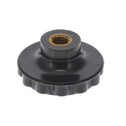 10 pcs : 3009EB - KNOB FLUTED THERMOSET POLYESTER