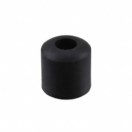 10 pcs : SOF-15127 - FOOT CYLINDRICAL 0.72' DIA BLACK