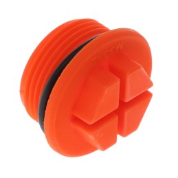 10 pcs : 900553 - THREADED O-RING PLUG 40.0 MM 1.