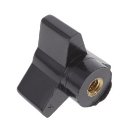 10 pcs : 3025AZ - KNOB 3 ARM 10-24 PHENOLIC