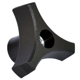 10 pcs : KN6C----RT7--21 - CLAMPING 3 ARM KNOB 2.500 IN DIA