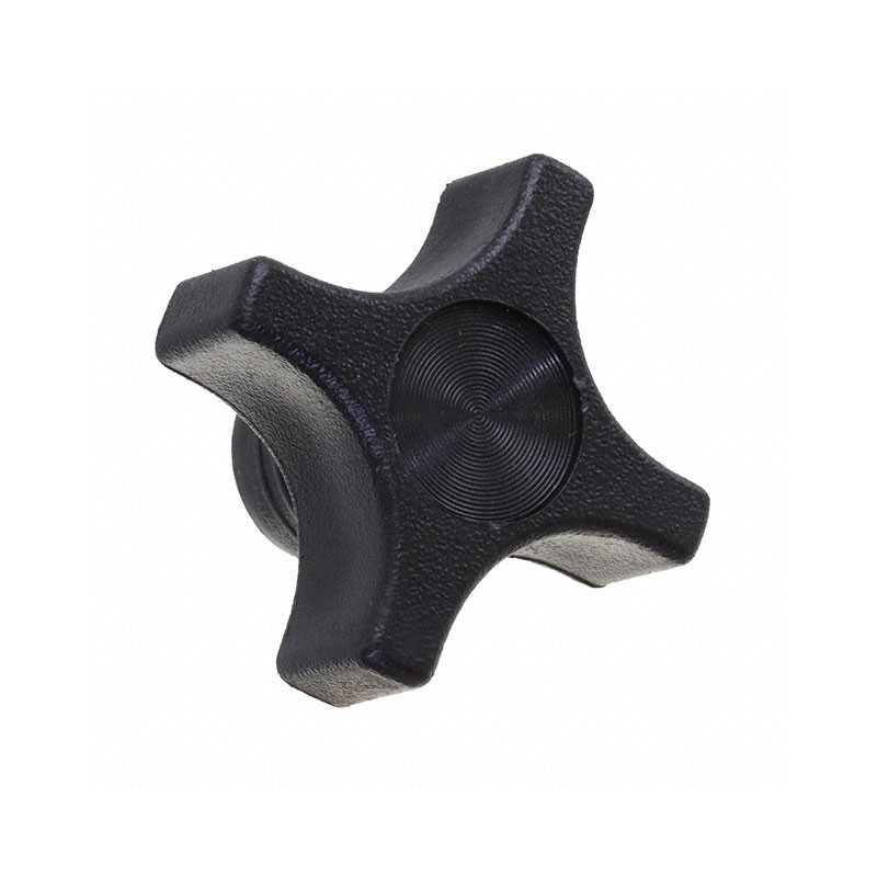 10 pcs : 2825 - KNOB 4 ARM 1/4'-20 POLYPROPYLENE