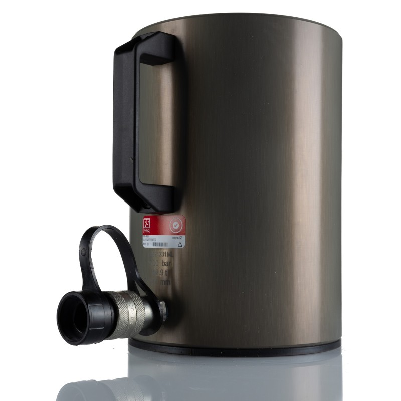 1 pcs - RS PRO Single, Portable General Purpose Hydraulic Cylinder, 100t, 100mm stroke