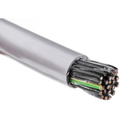 1 Reel of 50 M - RS PRO Control Cable, 25 Cores, 0.75 mm², YY, Unscreened, 50m, Grey PVC Sheath, 18 AWG