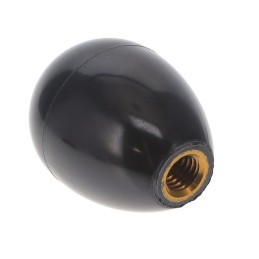 10 pcs : 0073-V - KNOB SMOOTH THERMOSET POLYESTER