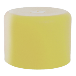 10 pcs : AR165A - ROUND END CAPS - YELLOW, INSIDE