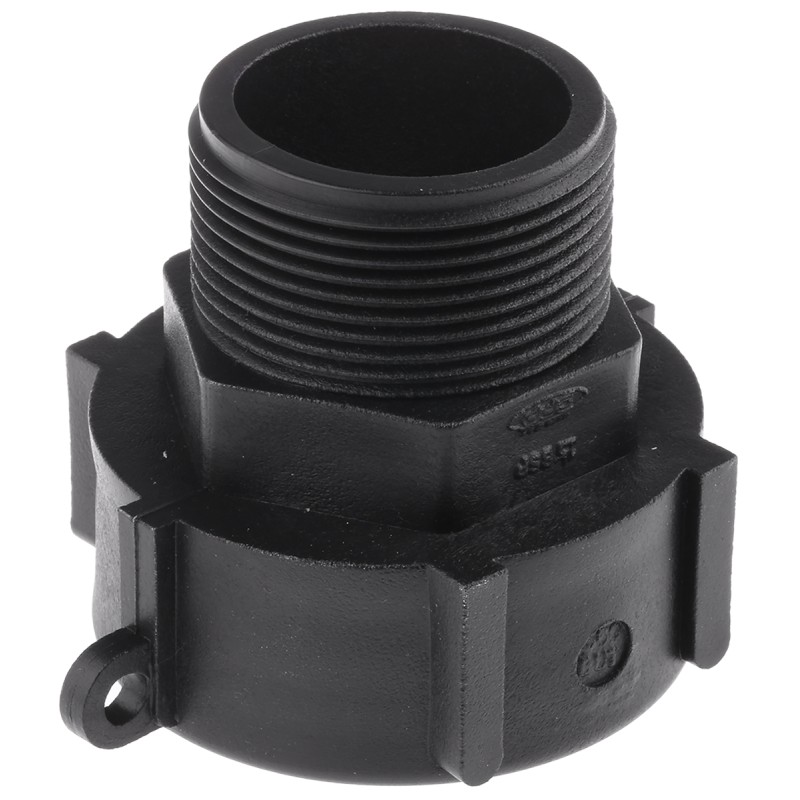 1 pcs - Snaplock Hose Connector, Straight IBC Adaptor, BSP 1-1/2in 1-1/2in ID