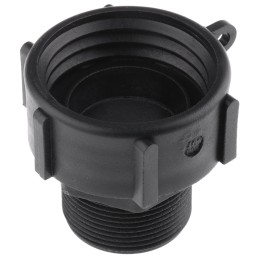 1 pcs - Snaplock Hose Connector, Straight IBC Adaptor, BSP 1-1/2in 1-1/2in ID