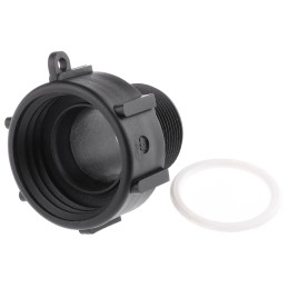 1 pcs - Snaplock Hose Connector, Straight IBC Adaptor, BSP 1-1/2in 1-1/2in ID