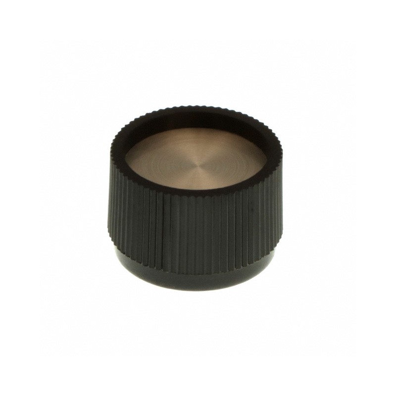10 pcs : PH15181/4 - KNOB KNURLED 0.250' PLASTIC