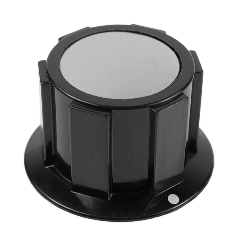 10 pcs : FC1622 - KNOB K1C BLACK 6MMSF SATIN CAP