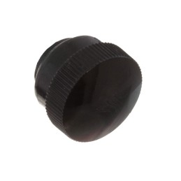 10 pcs : 2715BL - KNOB KNURLED THERMOPLASTIC