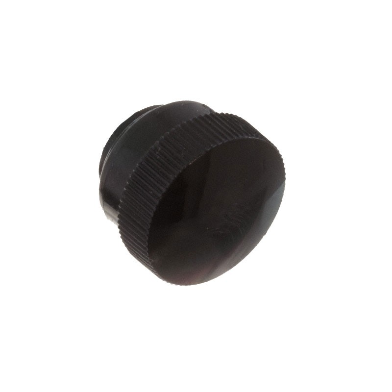 10 pcs : 2715BL - KNOB KNURLED THERMOPLASTIC
