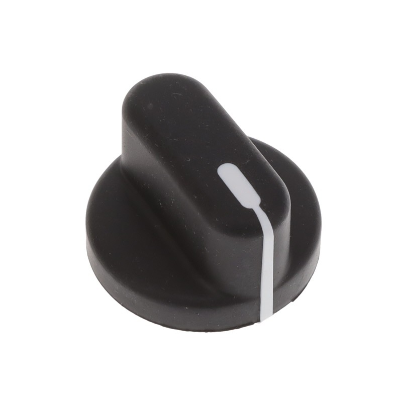 10 pcs : 1505-F - KNOB SMOOTH SKIRT 0.250' POLYPRO